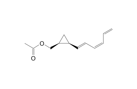(1S,2S)-1-Acetic acid 2-(hexa-1'E,3'Z,5'-trienyl)cyclopropylmethyl ester