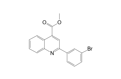 4-Quinolinecarboxylic acid, 2-(3-bromophenyl)-, methyl ester