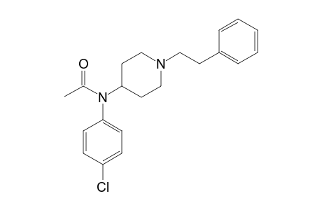 N-(4-Chlorophenyl)-N-[1-(2-phenylethyl)piperidin-4-yl]acetamide