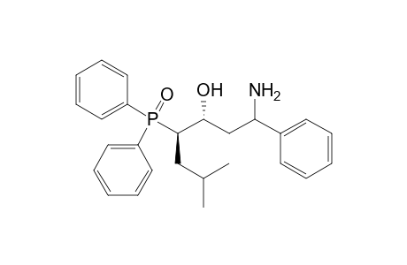 1-Amino-4-diphenylphosphinoyl-6-methyl-1-phenylheptan-3-ol isomer