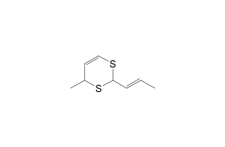 4H-1,3-DITHIIN, 4-METHYL-2-(1-PROPENYL)-