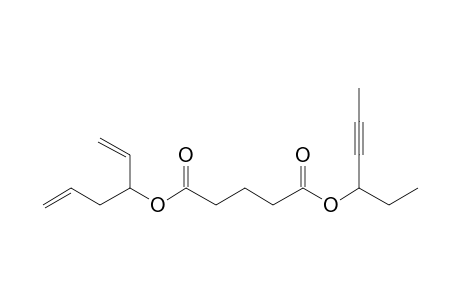 Glutaric acid, hexa-1,5-dien-3-yl hex-4-yn-3-yl ester