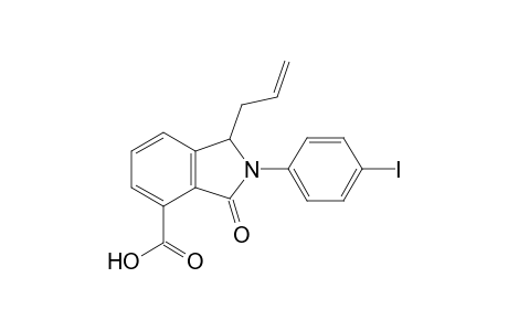 2-(4-Iodophenyl)-1-(prop-2-en-1-yl)-4-carboxyisoindole-3(1H)-one