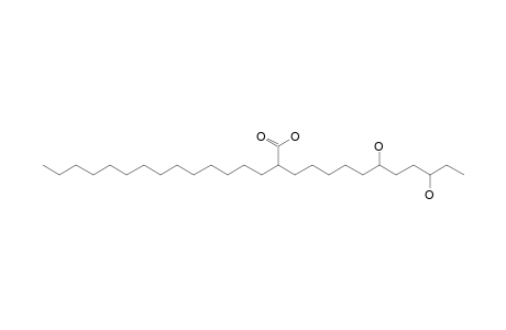 2-(6,9-Dihydroxyundecyl)hexadecanoic acid