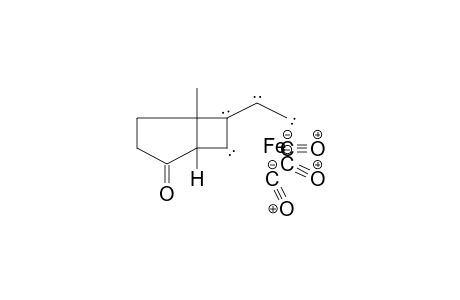 Iron, tricarbonyl-(1-methyl-7-vinyl-.eta.-4-bicyclo[3.2.0]hept-6-en-4-one)