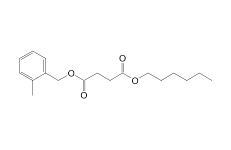 Succinic acid, hexyl 2-methylbenzyl ester