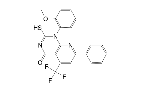 pyrido[2,3-d]pyrimidin-4(1H)-one, 2-mercapto-1-(2-methoxyphenyl)-7-phenyl-5-(trifluoromethyl)-