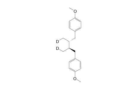 2R(S),3R(S)-2,3-bis[(4'-methoxyphenyl)methyl]butane-1,4-D2