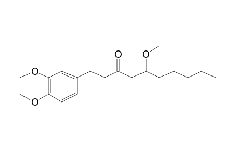 1-(3,4-Dimethoxyphenyl)-5-methoxydecan-3-one