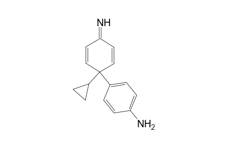 4-(4-Aminophenyl)-4-cyclopropylcyclohexa-2,5-dienimine