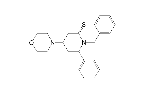 1-Benzyl-4-morpholin-4-yl-6-phenylpiperidin-2-thione