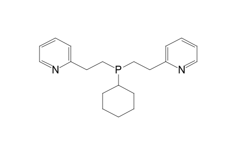 2-(2-(Cyclohexyl[2-(2-pyridinyl)ethyl]phosphino)ethyl)pyridine