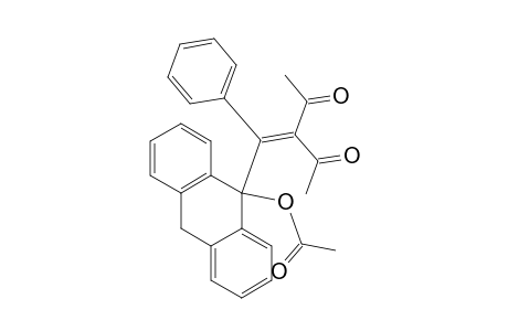 2,4-Pentanedione, 3-[[9-(acetyloxy)-9,10-dihydro-9-anthracenyl]phenylmethylene]-