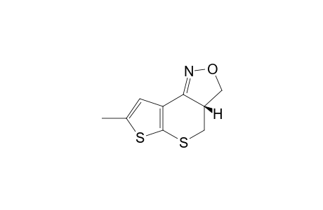 7-Methyl-3,3a-dihydro-4H-thieno[2,3-b]thiopyrano[4,5-c]isoxazoline