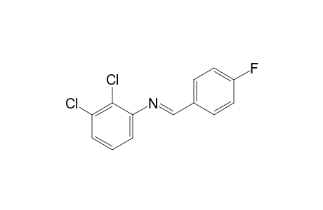 2,3-dichloro-N-(p-fluorobenzylidene)aniline