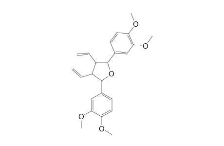 2,5-bis(3,4-dimethoxyphenyl)-3,4-bis(ethenyl)oxolane