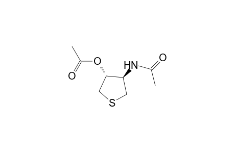 trans-3-acetoxy-4-acetylamino-1-thia-cyclopentane