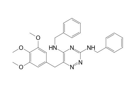 3,5-bis(benzylamino)-6-(3,4,5-trimethoxybenzyl)-as-triazine