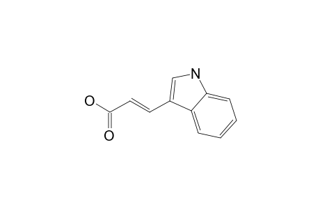 2-Propenoic acid, 3-(1H-indol-3-yl)-