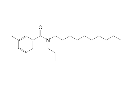 Benzamide, 3-methyl-N-propyl-N-decyl-