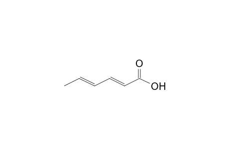 (2E,4E)-2,4-hexadienoic acid