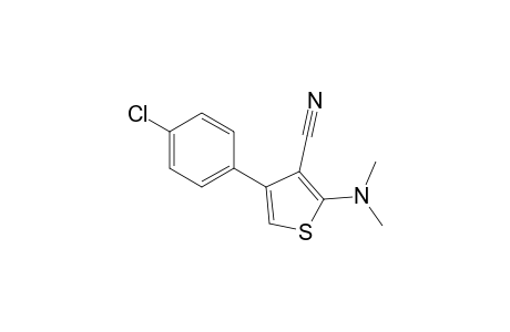 4-(p-chlorophenyl)-2-(dimethylamino)-3-thiophenecarbonitrile