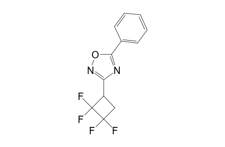 1,2,4-Oxadiazole, 3-(2,2,3,3-tetrafluorocyclobutyl)-5-phenyl-