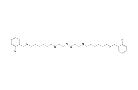 (2-Aminobenzyl)-[6-[2-[2-[6-[(2-aminobenzyl)amino]hexylamino]ethyldisulfanyl]ethylamino]hexyl]amine