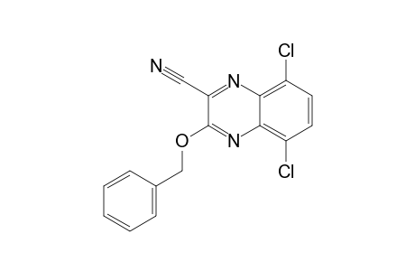 3-Benzyloxy-5,8-dichloro-2-cyanoquinoxaline