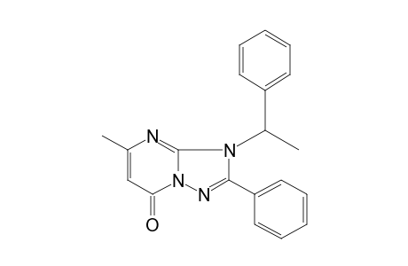 5-methyl-3-(a-methylbenzyl)-2-phenyl-3H-s-triazolo[1,5-a]pyrimidin-7-one