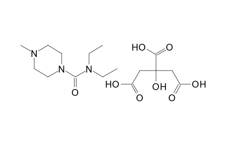 N,N-Diethyl-4-methyl-1-piperazinecarboxamide, citrate (1:1)