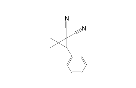 2,2-Dimethyl-3-phenyl-cyclopropane-1,1-dicarbonitrile