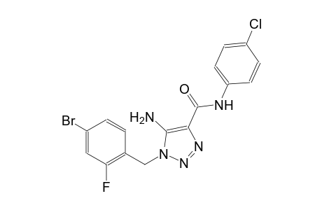 1H-1,2,3-triazole-4-carboxamide, 5-amino-1-[(4-bromo-2-fluorophenyl)methyl]-N-(4-chlorophenyl)-