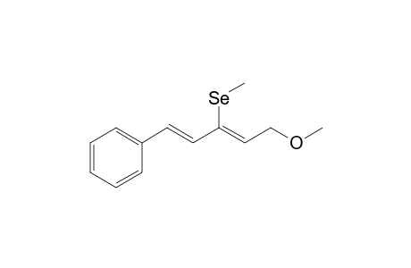 [(1E,3Z)-5-methoxy-3-(methylseleno)penta-1,3-dienyl]benzene