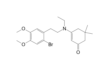 3-[2-(2-Bromo-4,5-dimethoxyphenyl)-N-ethylethylamino]-5,5-dimethylcyclohex-2-en-1-one