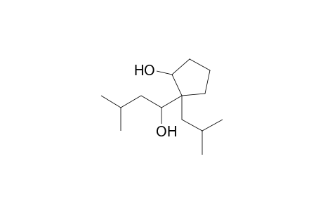2-(1-Hydroxy-3-methylbutyl)-2-(2-methylpropyl)cyclopentanol