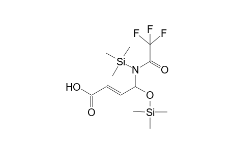 ?silylation artifact formed from BSTFA and 4-oxo-2-butenoic acid