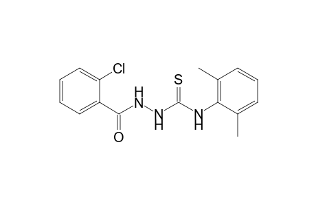 1-(o-chlorobenzoyl)-3-thio-4-(2,6-xylyl)semicarbazide