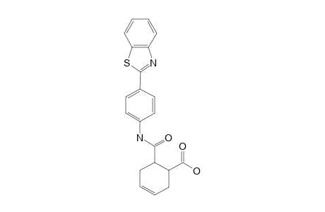 6-{[4-(1,3-Benzothiazol-2-yl)phenyl]carbamoyl}cyclohex-3-ene-1-carboxylic acid