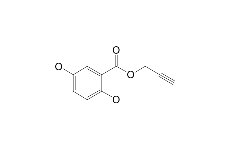 2,5-Dihydroxybenzoic acid prop-2-ynyl ester