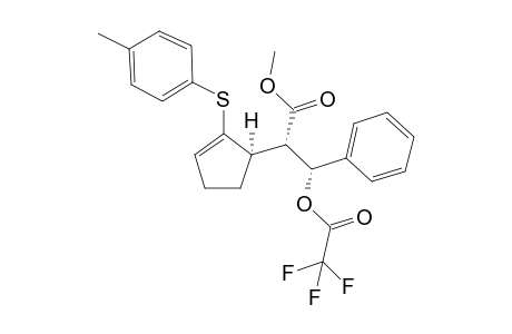 (2S,3R)-2-[(1R)-2-[(4-methylphenyl)thio]-1-cyclopent-2-enyl]-3-phenyl-3-(2,2,2-trifluoro-1-oxoethoxy)propanoic acid methyl ester