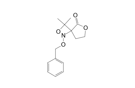 3-(O-BENZYLHYDROXYLAMINE)-3-(1-HYDROXY-1-METHYLETHYL)-TETRAHYDRO-2-FURANONE