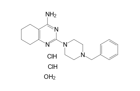 4-amino-2-(4-benzyl-1-piperazinyl)-5,6,7,8-tetrahydroquinazoline, dihydrochloride, hydrate