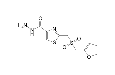 2-[(furfurylsulfonyl)methyl]-4-thiazolecarboxylic acid, hydrazide