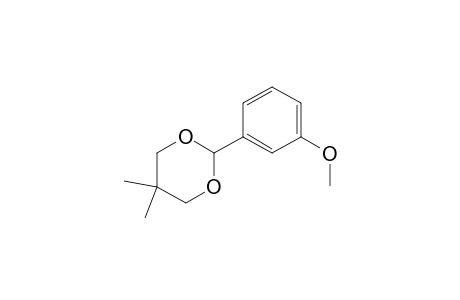 2-(3-Methoxyphenyl)-5,5-dimethyl-1,3-dioxane