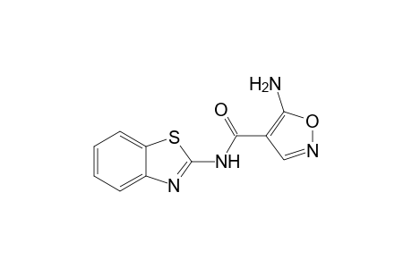 5-Amino-N-(benzothiazol-2-yl)isoxazole-4-carboxamide