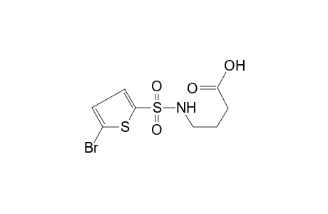 4-[(5-bromanylthiophen-2-yl)sulfonylamino]butanoic acid