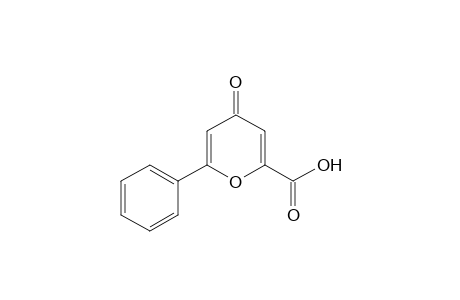 4-oxo-6-phenyl-4H-pyran-2-carboxylic acid