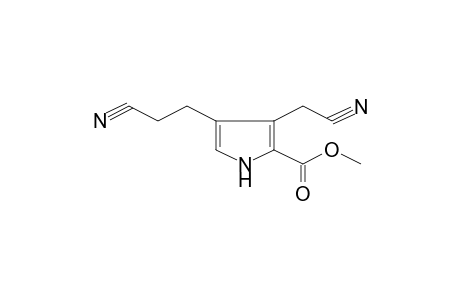 4-(2-Cyanoethyl)-3-cyanomethyl-1H-pyrrole-2-carboxylic acid, methyl ester