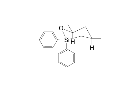 trans-2,2-Diphenyl-4,6-dimethyl-1-oxa-2-silacyclohexane